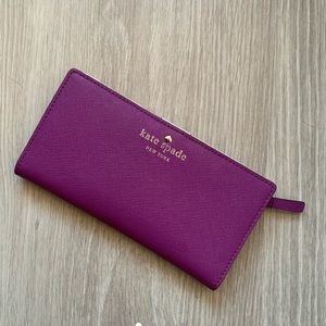 Purple Kate Spade Wallet